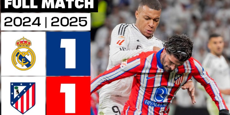 Real Madrid 1 – 1 Atlético de Madrid I PARTIDO COMPLETO | LALIGA EA SPORTS 2024/25 Real Madrid 1 – 1 Atlético de Madrid I PARTIDO COMPLETO | LALIGA EA SPORTS 2024/25