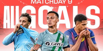 TODOS LOS GOLES de la JORNADA 9 LALIGA EA SPORTS 2025/26 TODOS LOS GOLES de la JORNADA 9 LALIGA EA SPORTS 2025/26