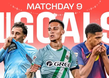 TODOS LOS GOLES de la JORNADA 9 LALIGA EA SPORTS 2025/26 TODOS LOS GOLES de la JORNADA 9 LALIGA EA SPORTS 2025/26