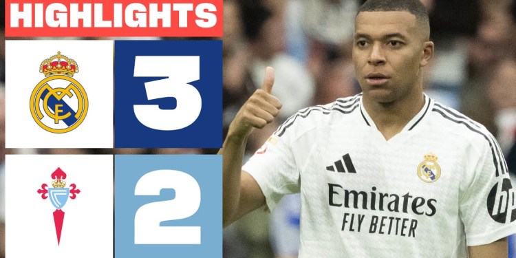 REAL MADRID 3 – 2 RC CELTA I RESUMEN LALIGA EA SPORTS REAL MADRID 3 – 2 RC CELTA I RESUMEN LALIGA EA SPORTS