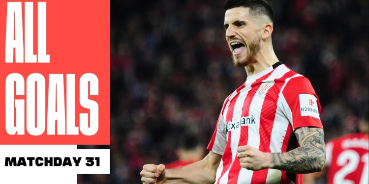 TODOS LOS GOLES de la JORNADA 31 de LALIGA EA SPORTS 2024/25 TODOS LOS GOLES de la JORNADA 31 de LALIGA EA SPORTS 2024/25