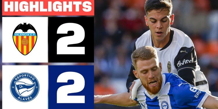 VALENCIA CF 2 – 2 DEPORTIVO ALAVÉS I RESUMEN LALIGA EA SPORTS VALENCIA CF 2 – 2 DEPORTIVO ALAVÉS I RESUMEN LALIGA EA SPORTS
