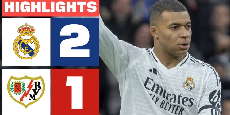 REAL MADRID 2 – 1 RAYO VALLECANO I RESUMEN LALIGA EA SPORTS REAL MADRID 2 – 1 RAYO VALLECANO I RESUMEN LALIGA EA SPORTS