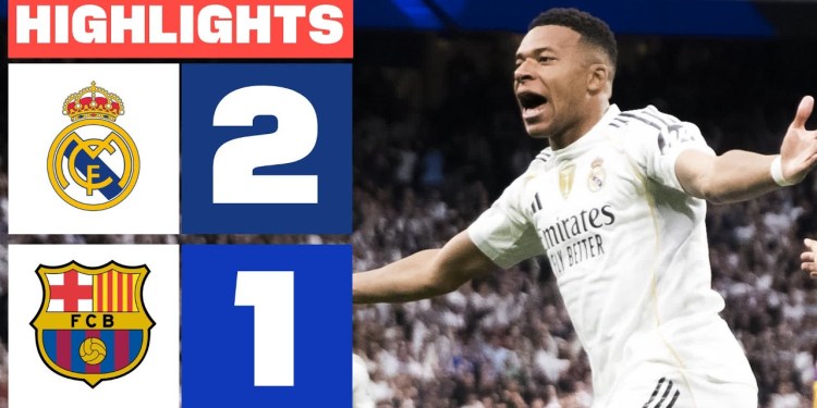REAL MADRID 2 – 1 FC BARCELONA | RESUMEN LALIGA EA SPORTS REAL MADRID 2 – 1 FC BARCELONA | RESUMEN LALIGA EA SPORTS