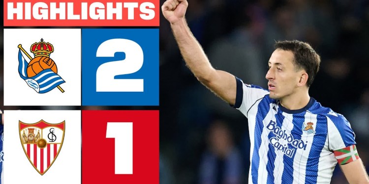 REAL SOCIEDAD 2 – 1 SEVILLA FC | RESUMEN LALIGA EA SPORTS REAL SOCIEDAD 2 – 1 SEVILLA FC | RESUMEN LALIGA EA SPORTS