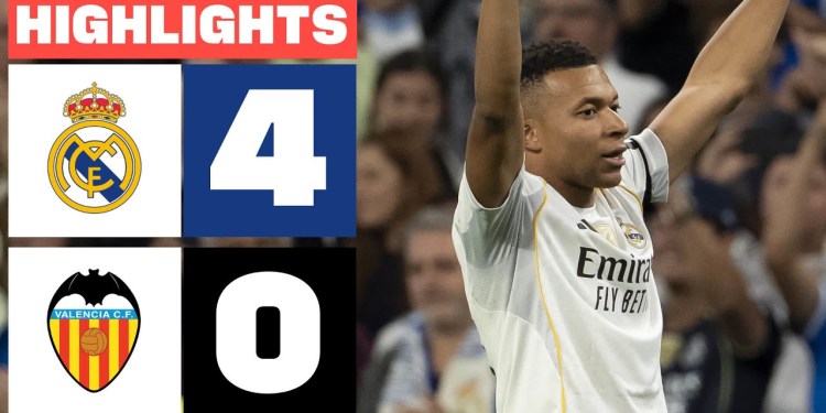 REAL MADRID 4 – 0 VALENCIA CF | RESUMEN LALIGA EA SPORTS REAL MADRID 4 – 0 VALENCIA CF | RESUMEN LALIGA EA SPORTS