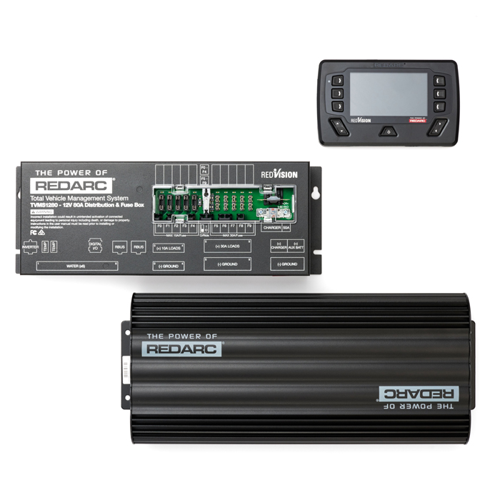 REDVISION 12V 80A TOTAL VEHICLE MANAGEMENT SYSTEM