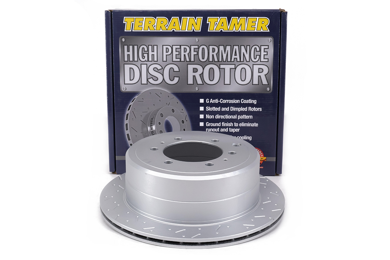 T/T DIMPLED & SLOTTED ROTOR REAR T/T DIMPLED & SLOTTED ROTOR REAR