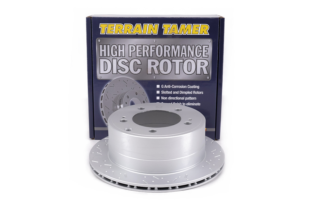 T/T DIMPLED & SLOTTED DISC ROTOR REAR T/T DIMPLED & SLOTTED DISC ROTOR REAR