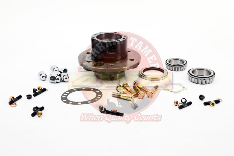 HUB ASSY KIT FRONT INC OE BEARINGS STUDS NUTS WASHER SEALS