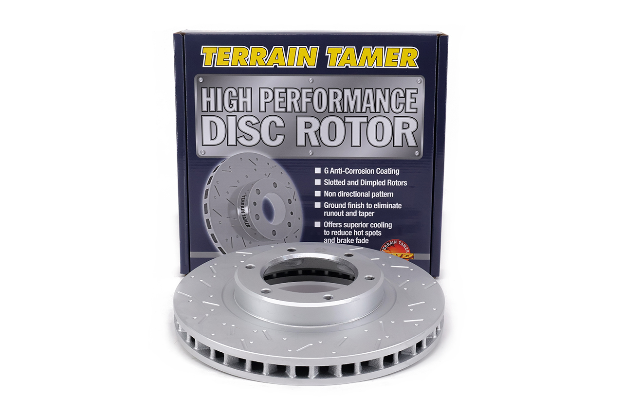 T/T DIMPLED & SLOTTED ROTOR FRONT T/T DIMPLED & SLOTTED ROTOR FRONT