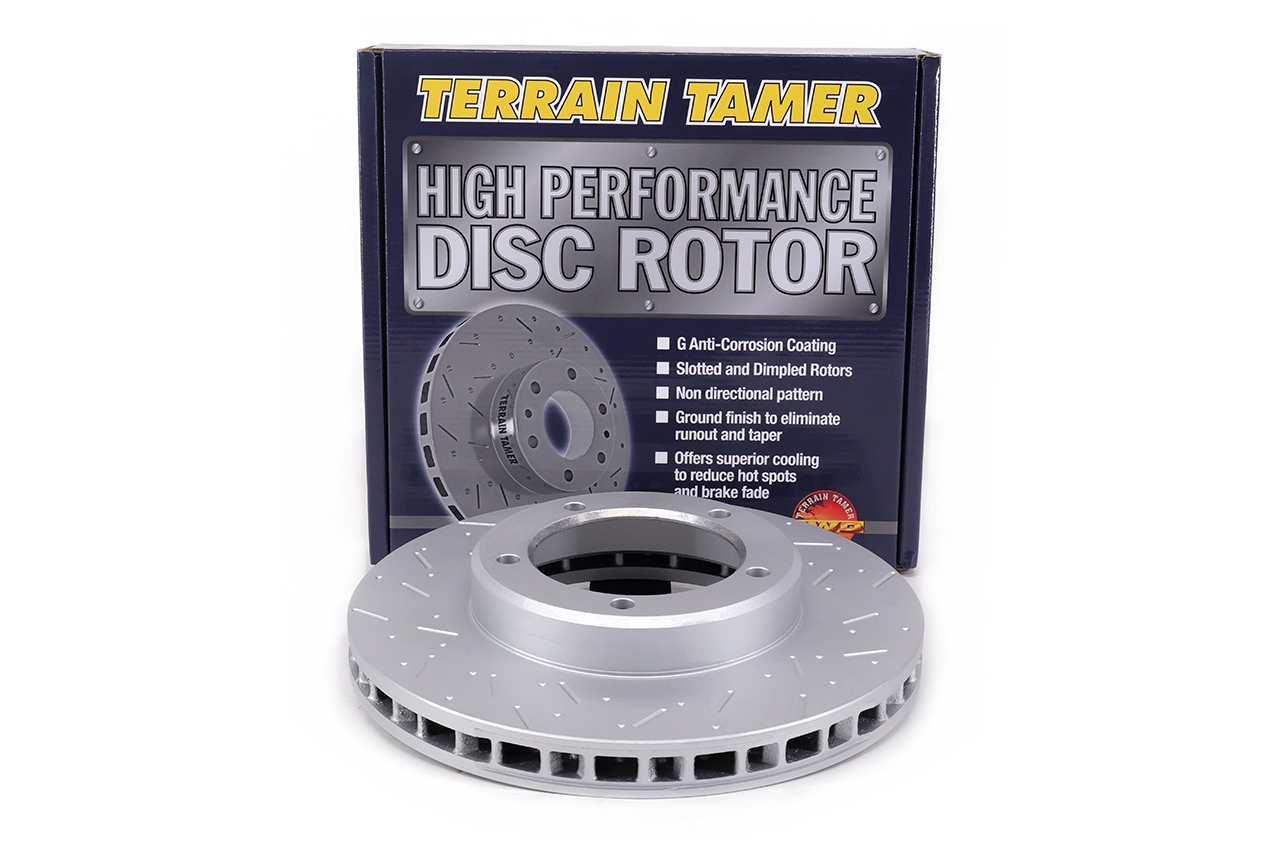 T/T DIMPLED & SLOTTED DISC ROTOR FRONT T/T DIMPLED & SLOTTED DISC ROTOR FRONT
