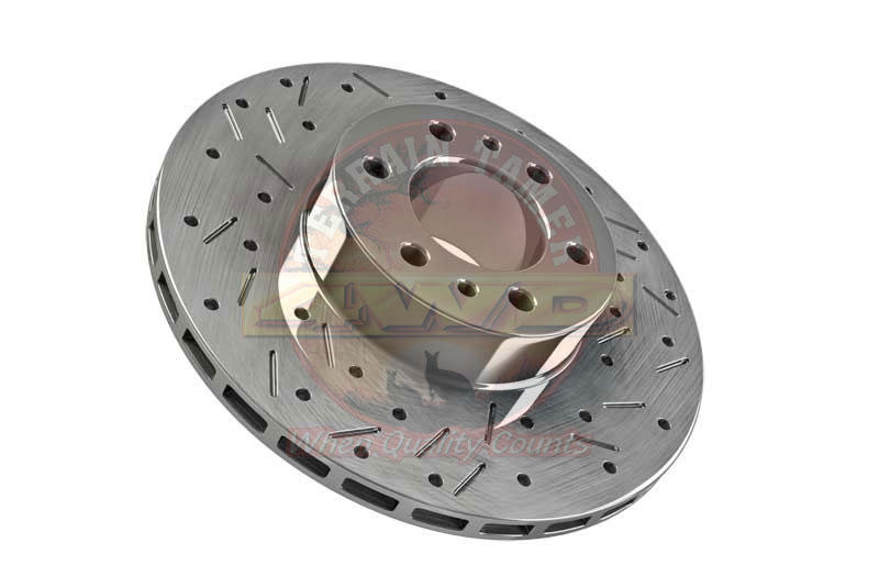 T/T DIMPLED & SLOTTED ROTOR FRONT T/T DIMPLED & SLOTTED ROTOR FRONT