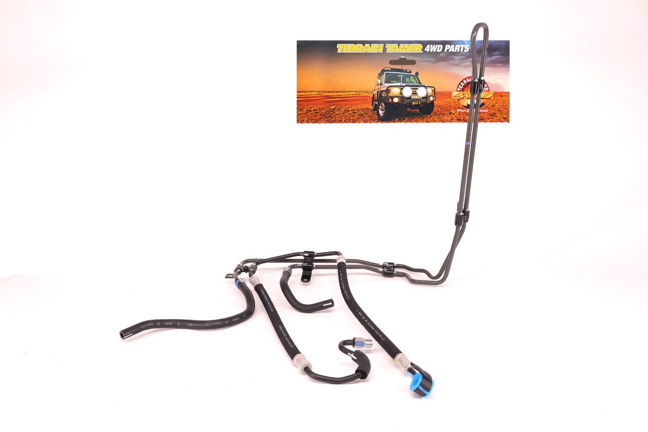 PIPE PRESSURE FEED POWER STEERING (DOUBLE CAB ONLY VDJ79) PIPE PRESSURE FEED POWER STEERING (DOUBLE CAB ONLY VDJ79)