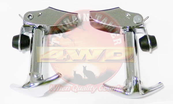 KIT BONNET CATCH PAIR CHROME KIT BONNET CATCH PAIR CHROME