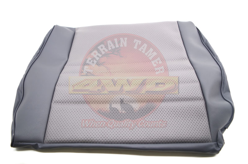 COVER FRONT SEAT BACK L/H FOR SEP.TYPE RHD SLATE GREY TRIM