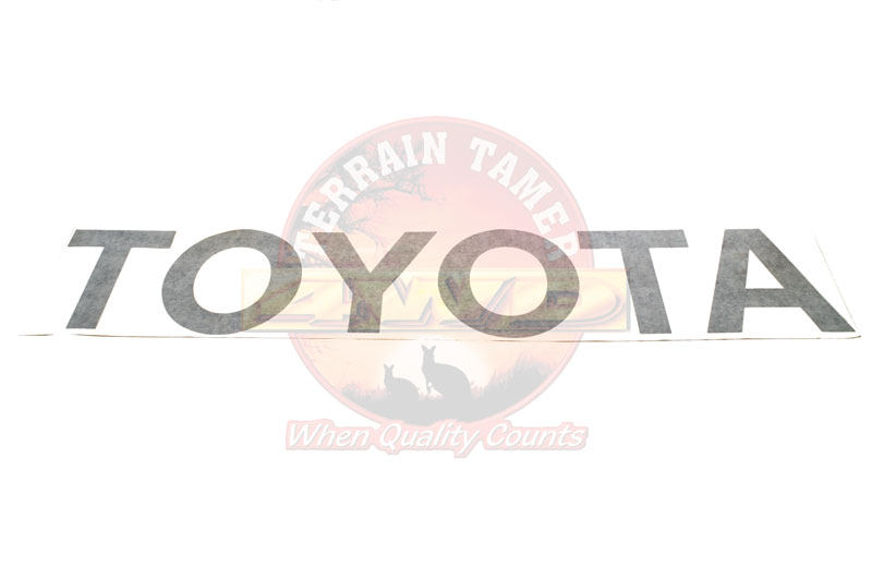 TOYOTA STICKER TAIL GATE TOYOTA STICKER TAIL GATE