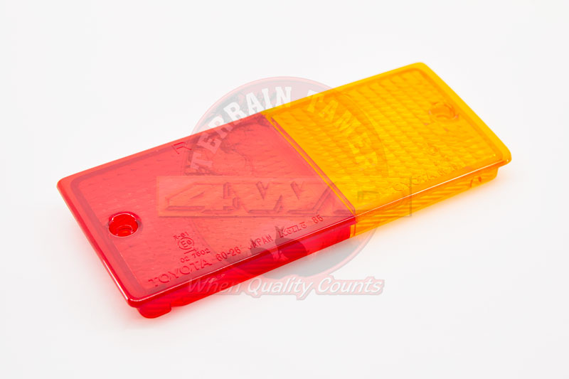 LENS REAR R/H BUMPER BAR TROOP CARRIER OR HARDTOP LENS REAR R/H BUMPER BAR TROOP CARRIER OR HARDTOP