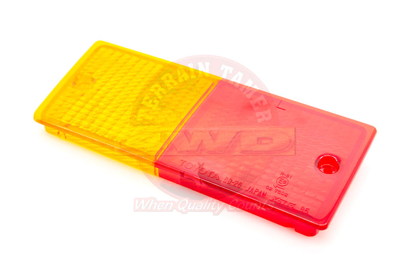 LENS REAR L/H BUMPER BAR TROOP CARRIER OR HARDTOP LENS REAR L/H BUMPER BAR TROOP CARRIER OR HARDTOP