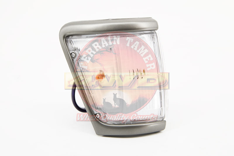 LAMP ASSY FRONT R/H CORNER SILVER GREY THICK RIM TAIWANESE LAMP ASSY FRONT R/H CORNER SILVER GREY THICK RIM TAIWANESE