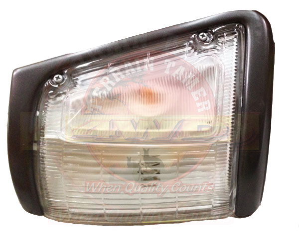 LAMP ASSY FRONT R/H CORNER CHARCOAL THICK RIM TAIWANESE LAMP ASSY FRONT R/H CORNER CHARCOAL THICK RIM TAIWANESE
