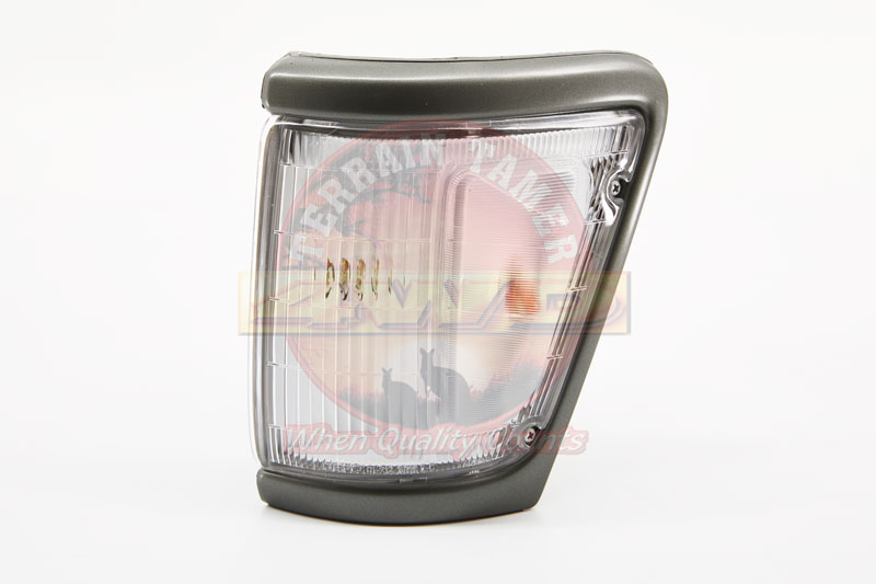 LAMP ASSY FRONT L/H CORNER SILVER GREY THICK RIM TAIWANESE LAMP ASSY FRONT L/H CORNER SILVER GREY THICK RIM TAIWANESE
