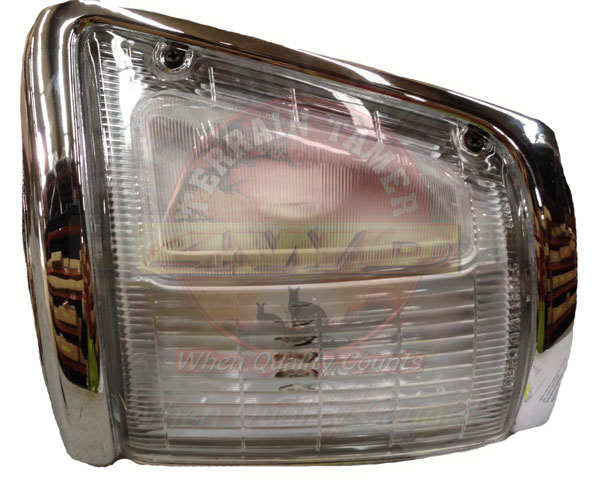 LAMP ASSY FRONT L/H CORNER CHROME THICK RIM TAIWANESE LAMP ASSY FRONT L/H CORNER CHROME THICK RIM TAIWANESE