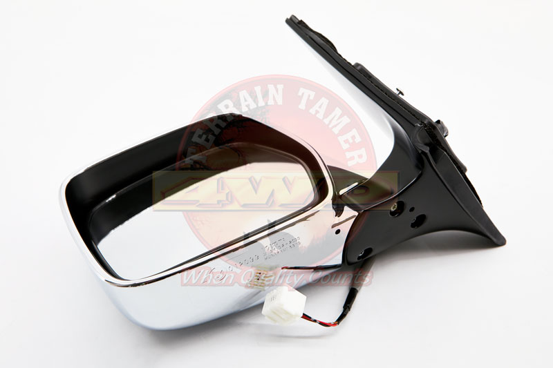 MIRROR ASSY EXTERIOR L/H CHROME ELECTRIC REMOTE CONTROL MIRROR ASSY EXTERIOR L/H CHROME ELECTRIC REMOTE CONTROL