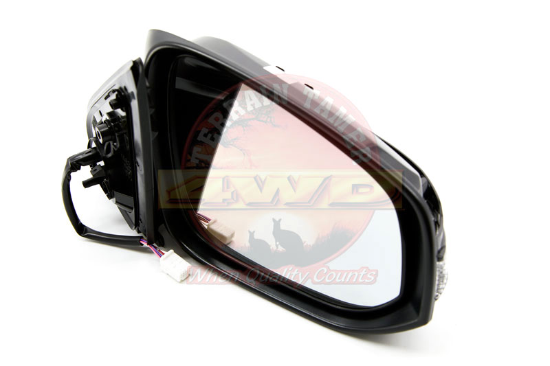MIRROR OUTER R/H BLACK WITH SIDE LAMP MARK=R792 MIRROR OUTER R/H BLACK WITH SIDE LAMP MARK=R792