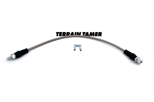 BRAIDED BRAKE HOSE REAR CHASSIS TO DIFF HOUSING WITHOUT ABS BRAIDED BRAKE HOSE REAR CHASSIS TO DIFF HOUSING WITHOUT ABS
