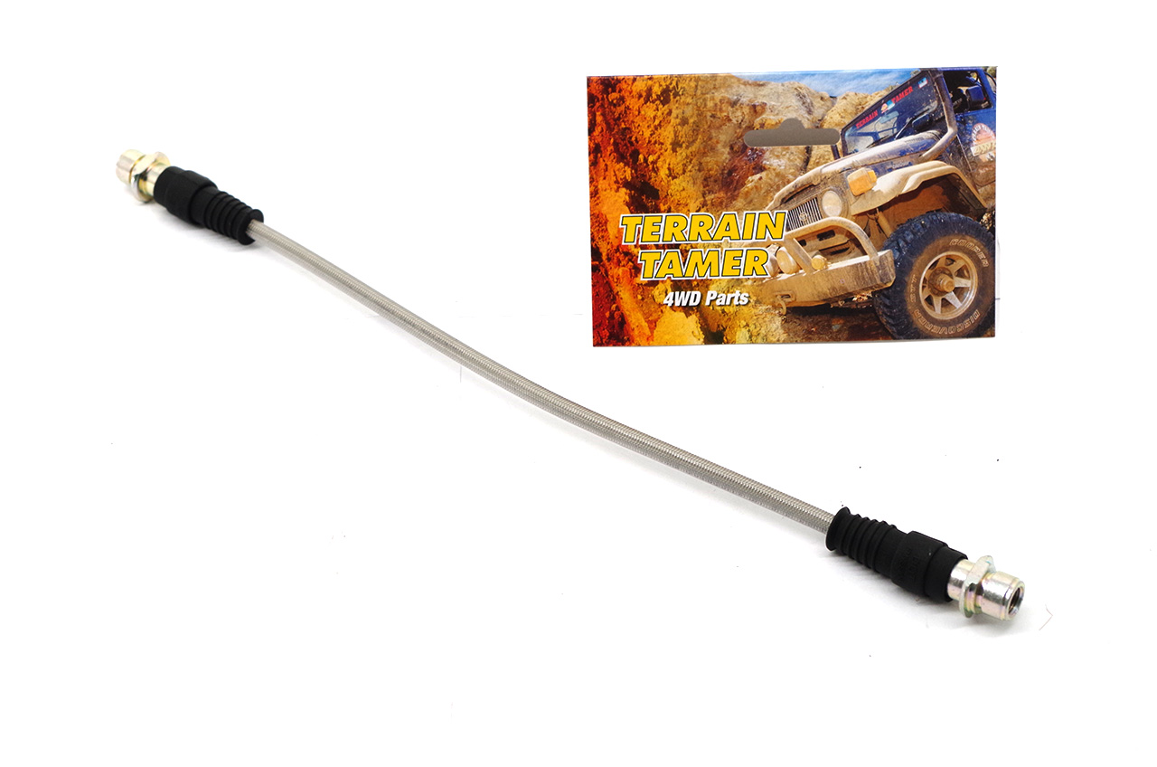BRAIDED BRAKE HOSE REAR CENTRE NO.1 PLUS 60MM BRAIDED BRAKE HOSE REAR CENTRE NO.1 PLUS 60MM