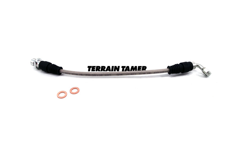 BRAIDED BRAKE HOSE REAR R/H WITHOUT ABS BRAIDED BRAKE HOSE REAR R/H WITHOUT ABS