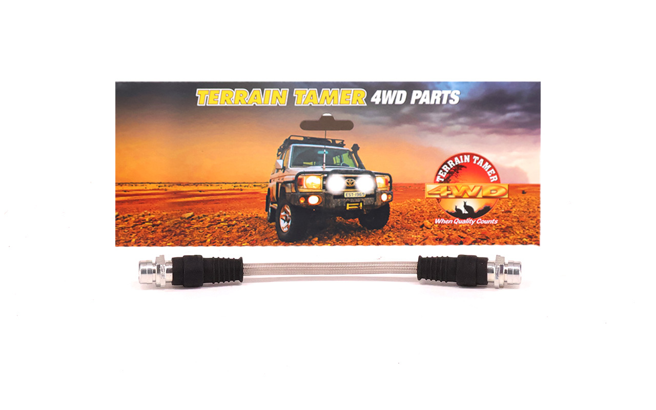 BRAIDED BRAKE FRONT CENTRE R/H PLUS 50MM BRAIDED BRAKE FRONT CENTRE R/H PLUS 50MM