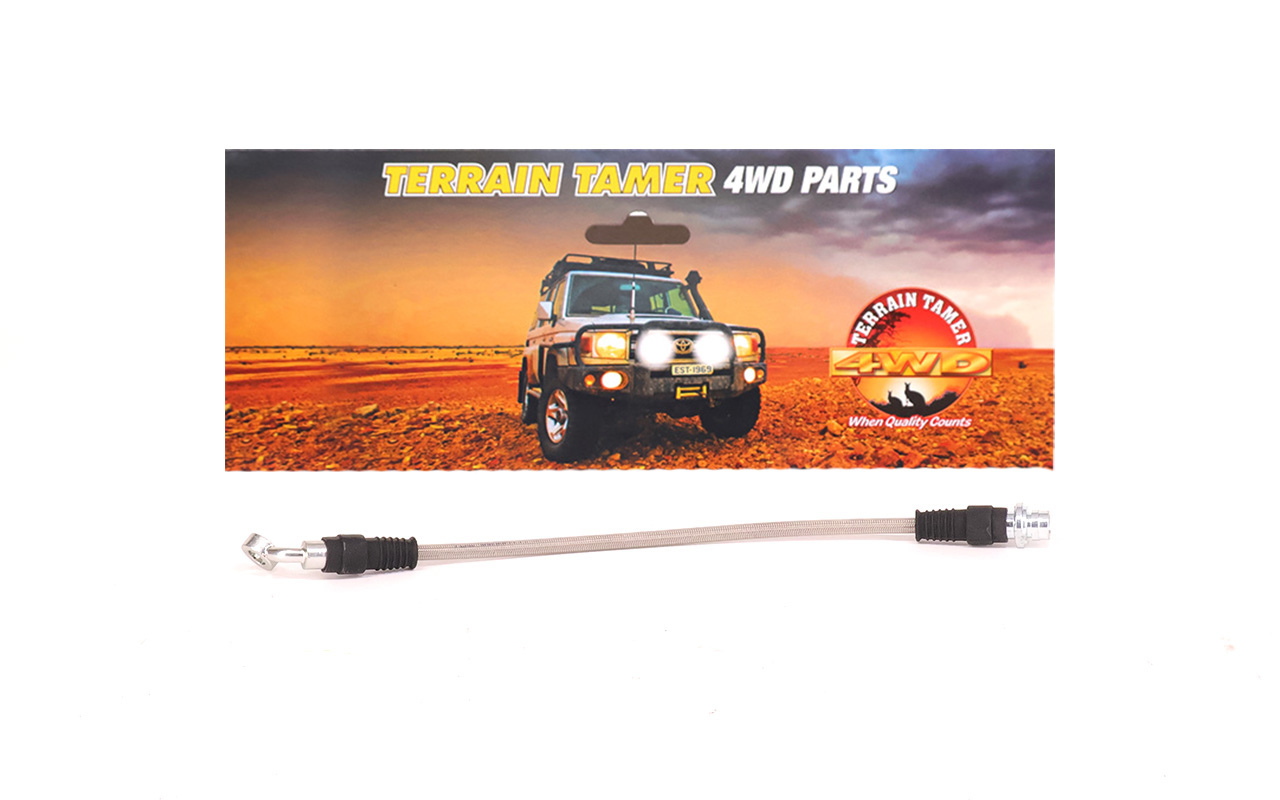 BRAIDED BRAKE HOSE REAR L/H BRAIDED BRAKE HOSE REAR L/H