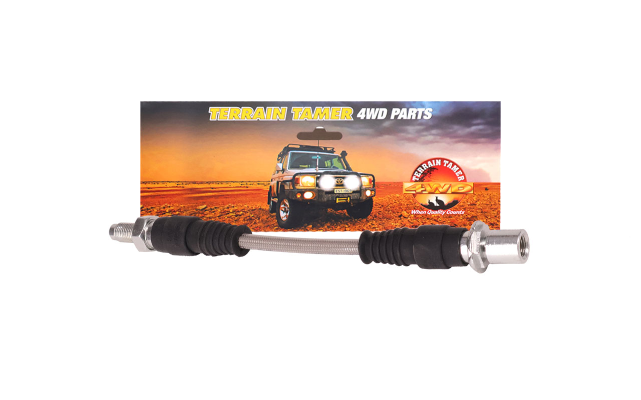 BRAIDED BRAKE HOSE FRONT R/H OR L/H BRAIDED BRAKE HOSE FRONT R/H OR L/H