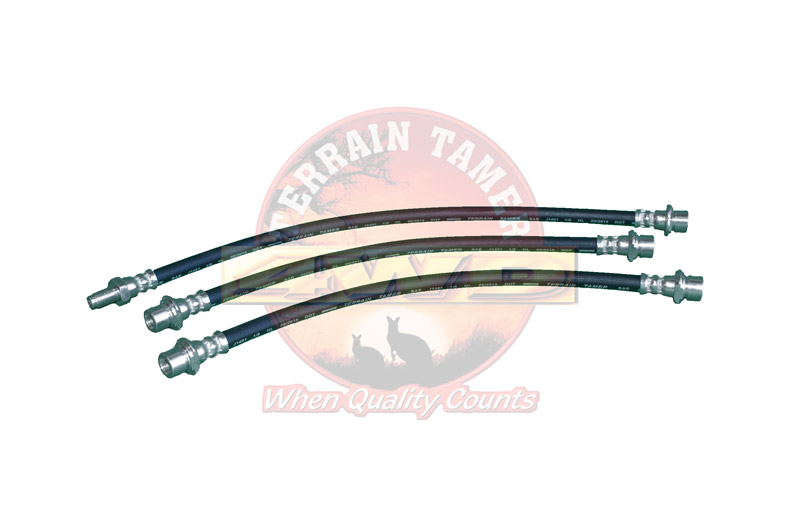 HOSE KIT BRAKE FRONT AND REAR 50MM LONGER WITHOUT VSC HOSE KIT BRAKE FRONT AND REAR 50MM LONGER WITHOUT VSC