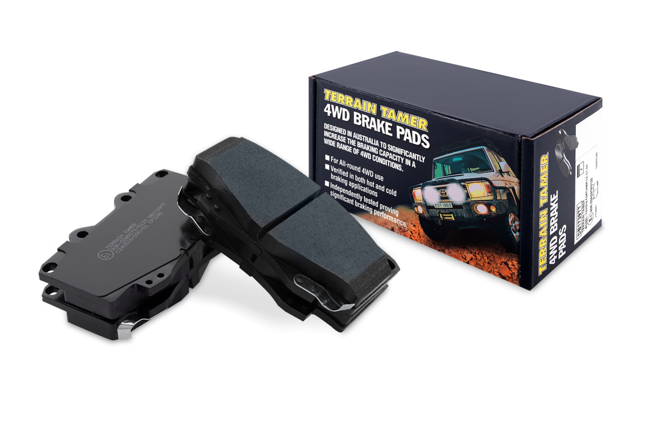 DISC PAD SET FRONT TERRAIN TAMER WITHOUT VSC 297MM DIA DISC DISC PAD SET FRONT TERRAIN TAMER WITHOUT VSC 297MM DIA DISC