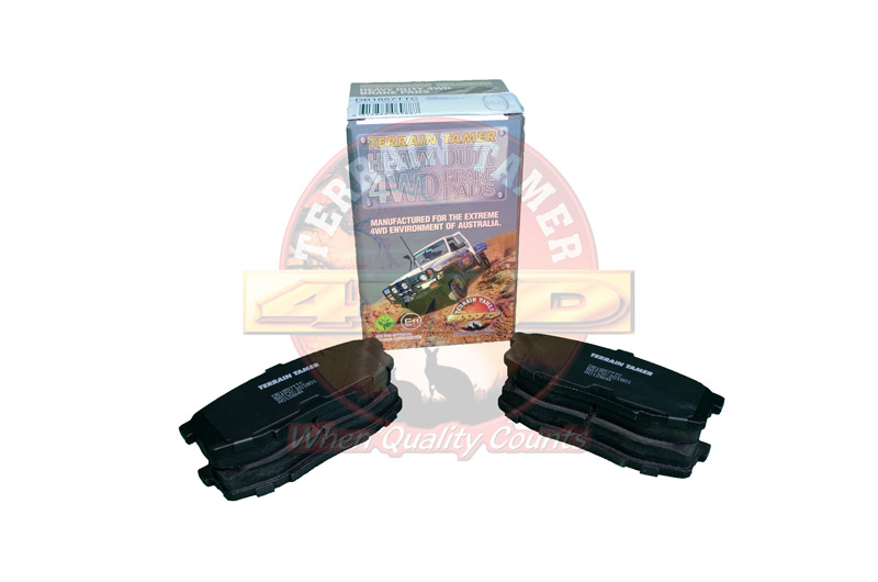 DISC PAD SET REAR HEAVY DUTY TERRAIN TAMER DISC PAD SET REAR HEAVY DUTY TERRAIN TAMER