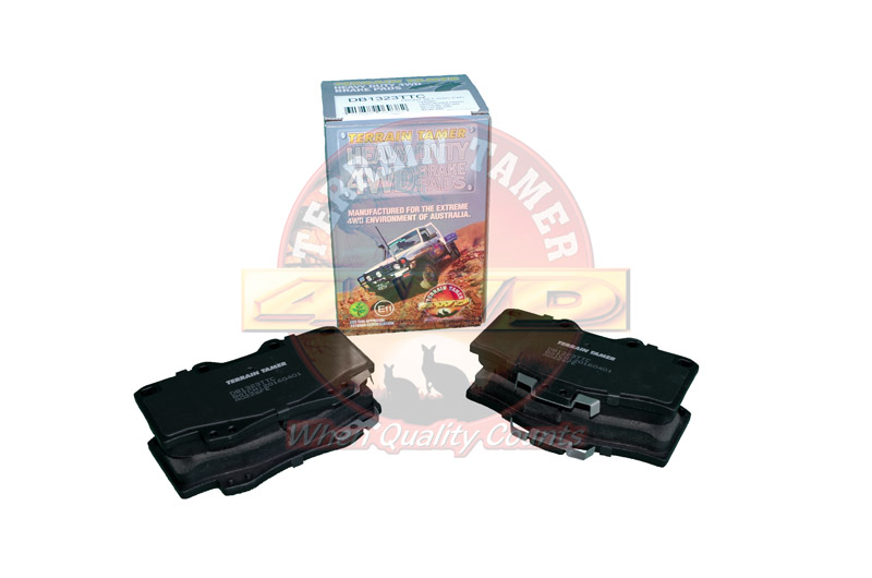 DISC PAD SET FRONT HEAVY DUTY TERRAIN TAMER DISC PAD SET FRONT HEAVY DUTY TERRAIN TAMER