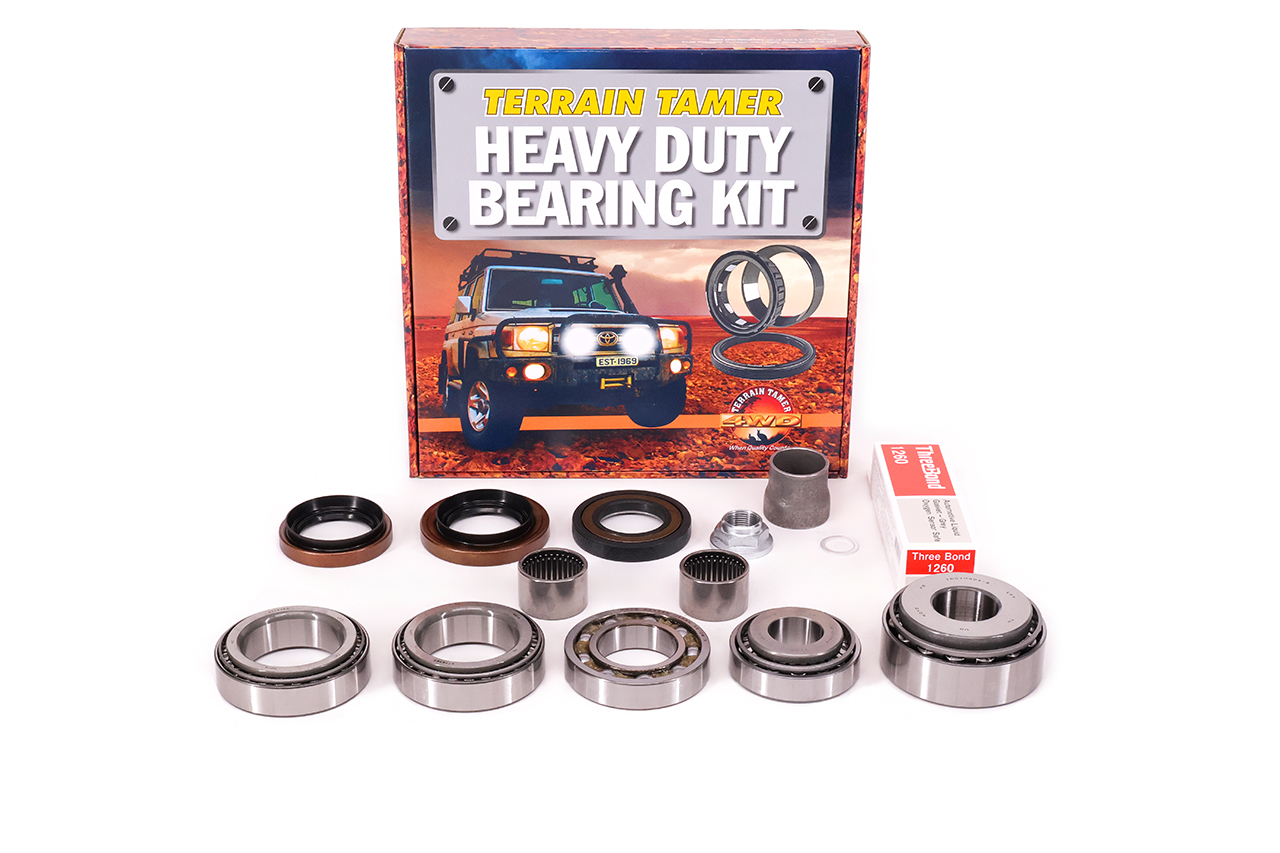 DIFF OVERHAUL KIT FRONT INCLUDES HP PINION BEARINGS & SEAL DIFF OVERHAUL KIT FRONT INCLUDES HP PINION BEARINGS & SEAL