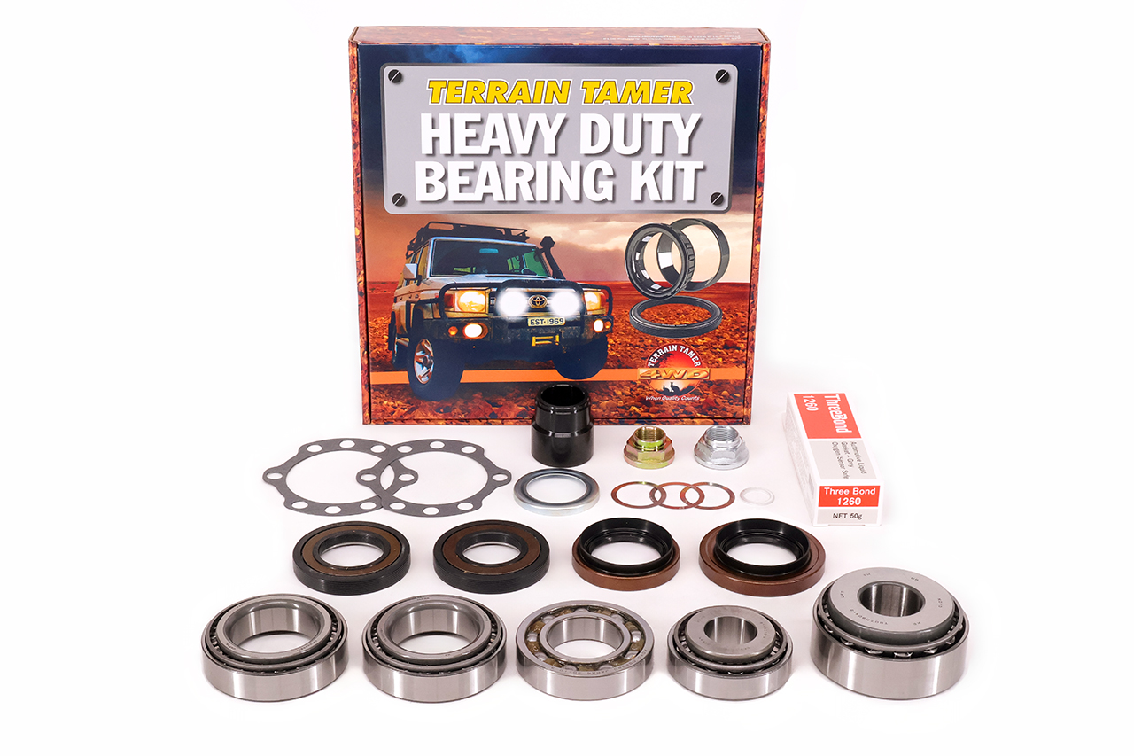 DIFF O/HAUL KIT SOLID SPACER INC HP PINION BEARINGS & SEAL DIFF O/HAUL KIT SOLID SPACER INC HP PINION BEARINGS & SEAL
