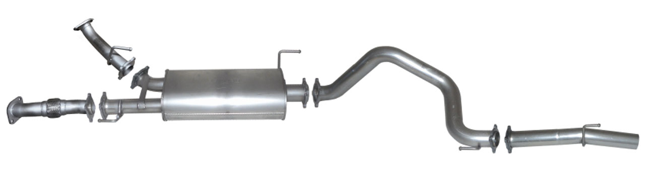 HI FLOW DPF BACK EXHAUST KIT 409 STAINLESS STEEL HI FLOW DPF BACK EXHAUST KIT 409 STAINLESS STEEL