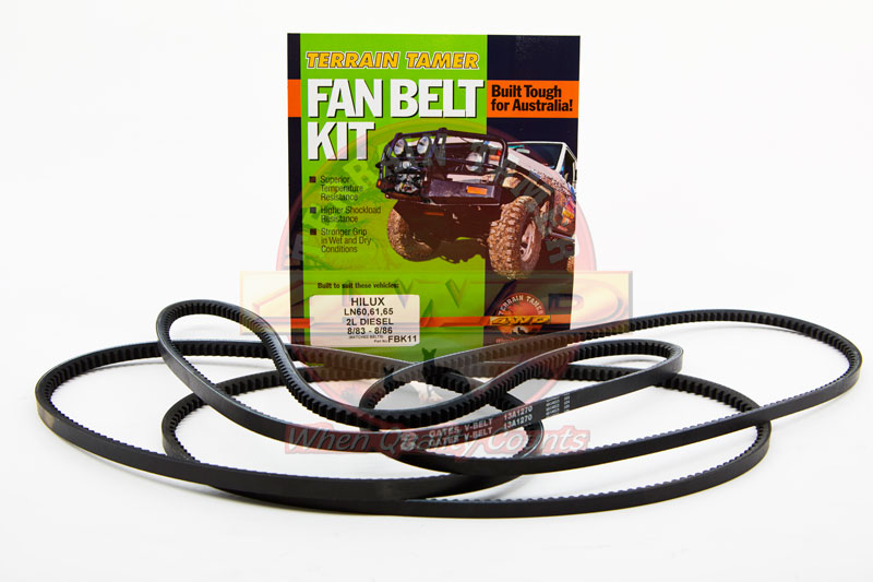 FAN BELT KIT FAN POWER STEERING & A/C FAN BELT KIT FAN POWER STEERING & A/C