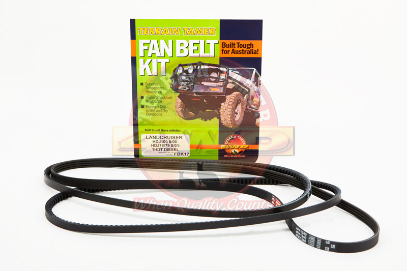 FAN BELT KIT NON VISCOUS POWER HEATER TYPE AC BELT=1240 FAN BELT KIT NON VISCOUS POWER HEATER TYPE AC BELT=1240