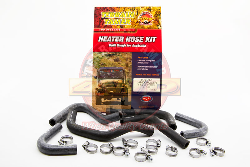 HEATER HOSE KIT FJ62 11/84-01/90 WITHOUT REAR HEATER HEATER HOSE KIT FJ62 11/84-01/90 WITHOUT REAR HEATER