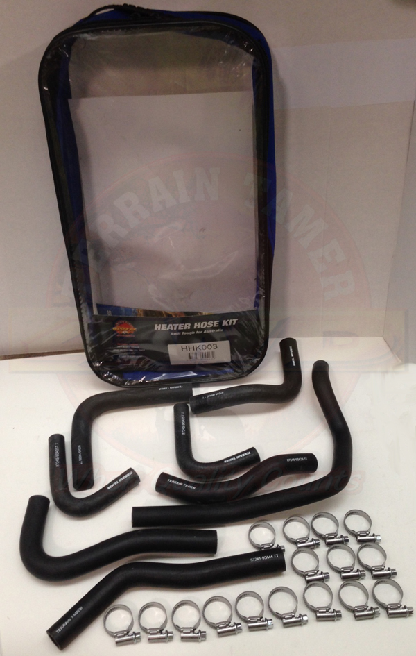 HEATER HOSE KIT HJ61 10/85-01/90 SUITS MANUAL TRANS HEATER HOSE KIT HJ61 10/85-01/90 SUITS MANUAL TRANS