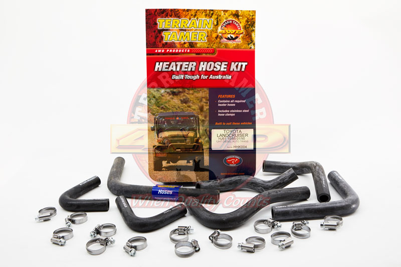 HEATER HOSE KIT HJ61 10/85-01/90 WITH AUTO TRANS HEATER HOSE KIT HJ61 10/85-01/90 WITH AUTO TRANS