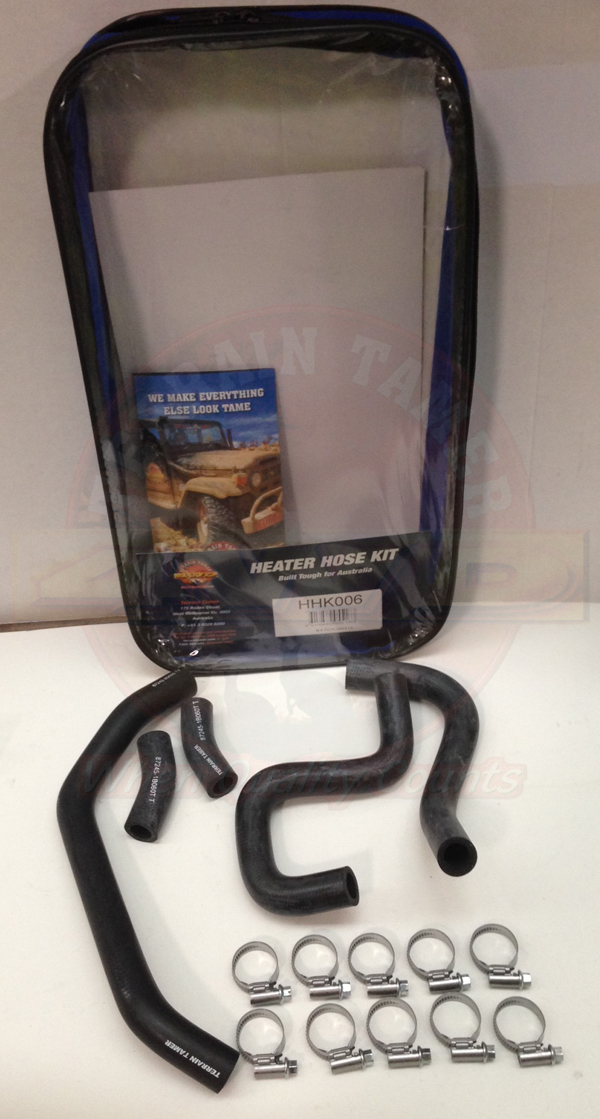 HEATER HOSE KIT HJ75 11/84-01/90 HEATER HOSE KIT HJ75 11/84-01/90