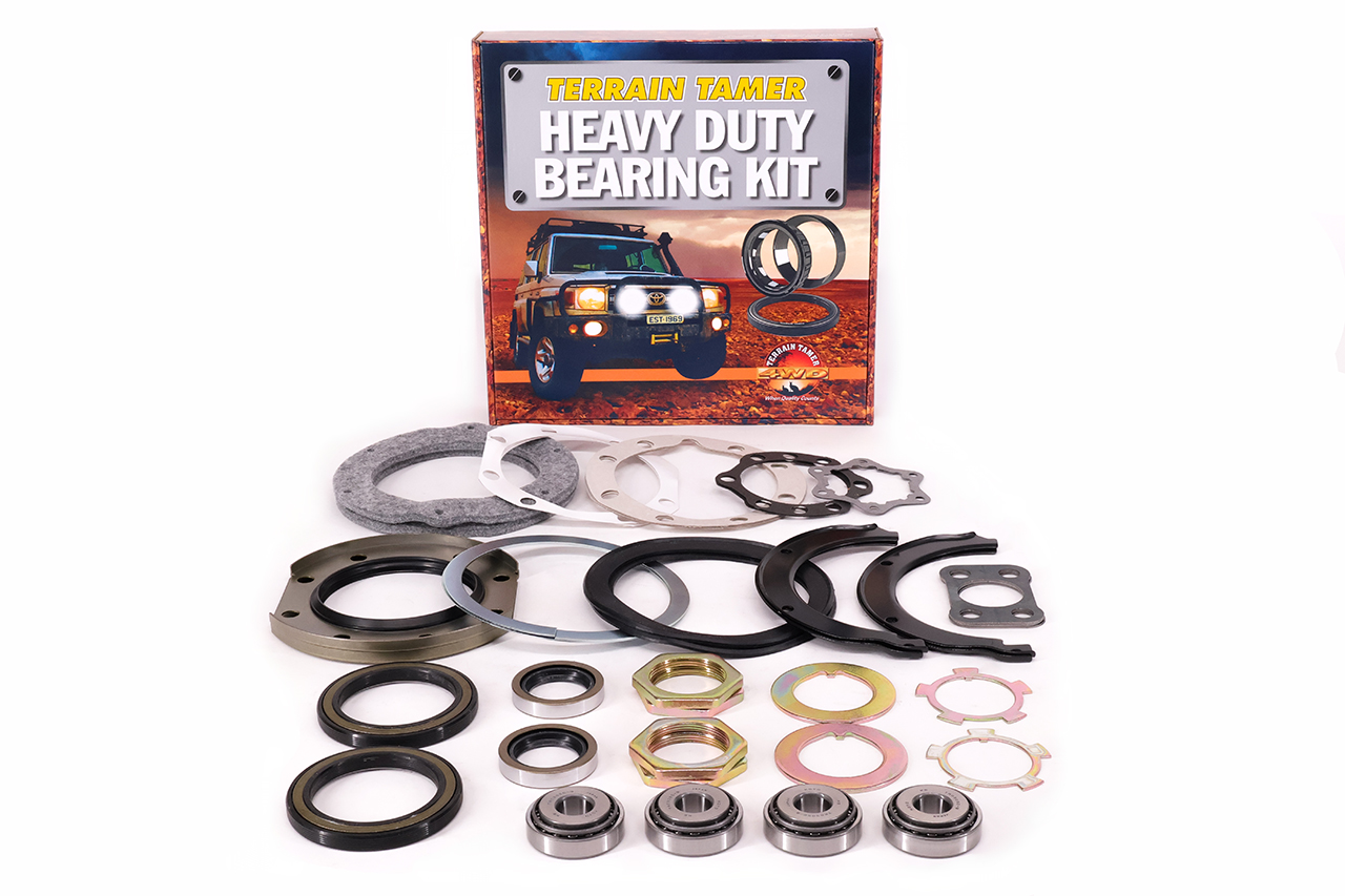REPAIR KIT STEERING KNUCKLE WITH HD BEARINGS & HUB SEAL REPAIR KIT STEERING KNUCKLE WITH HD BEARINGS & HUB SEAL