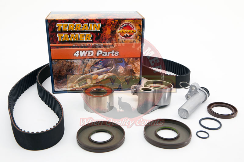 TIMING BELT KIT INCLUDES TENSIONER IDLER SEALS & O RINGS TIMING BELT KIT INCLUDES TENSIONER IDLER SEALS & O RINGS